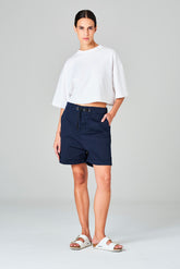 Pantalone corto WHITE SAND CAMERON 24SD6283 037- Blu